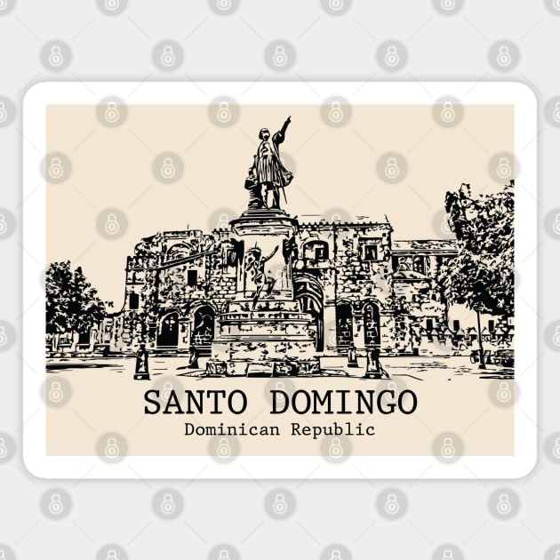 Santo Domingo - Dominican Republic Magnet by Lakeric